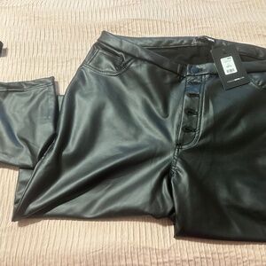 Faux Leather Pants